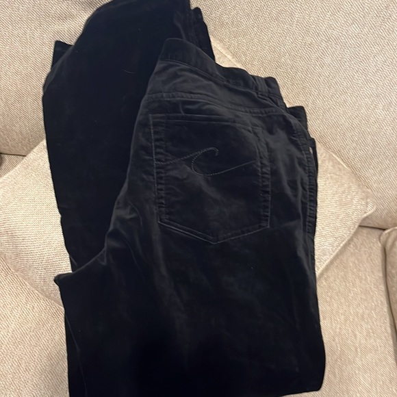#43 CHICO’S pants velvet,black!,size 1.5 - Picture 6 of 8